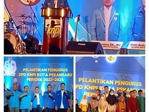 Faisal Islami Resmi Dilantik, KNPI Pekanbaru dan Pemko Diharap Bersinergi