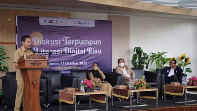 Diskusi Terpumpun Dispersip Riau Ulas Literasi Digital