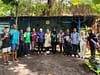 Senangnya Siswa SMAN 1 Siak, Diajak Dr Afni Tanam Coral di Taman Nasional Laut Jakarta