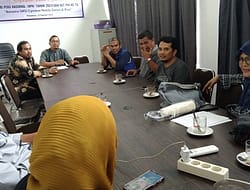 Peringati HUT ke 7, SMSI Riau Gelar Diskusi dan Jalan Sehat