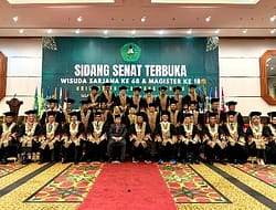Unilak Wisuda 769 Mahasiswa, Ada Bupati dan Direktur Intelkam Polda Riau
